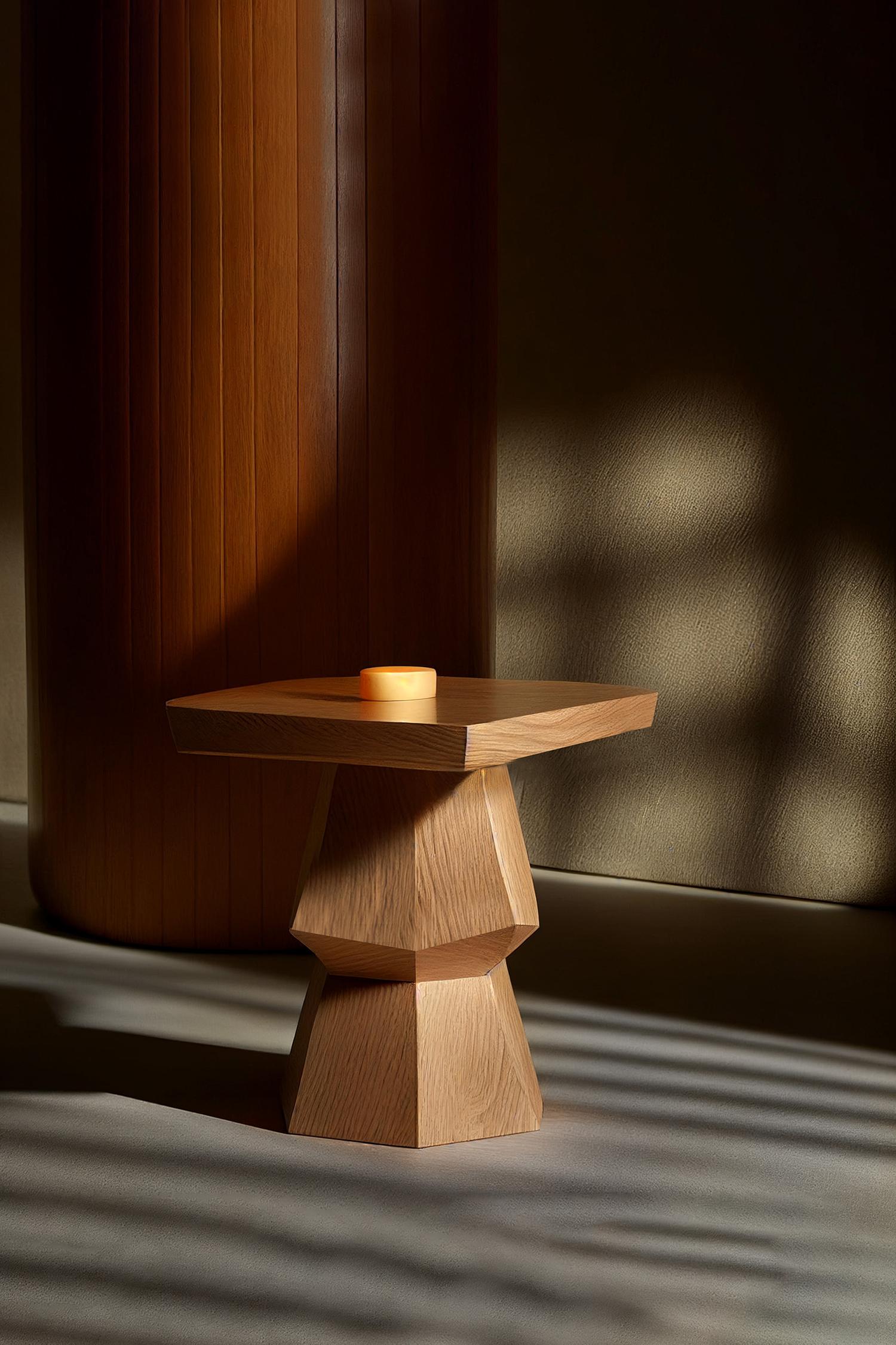 Socle 3 Side Table, Auxiliary Table, Night Stand 

Socle is a small solid wood table designed by the NONO design team. Made of solid wood, its elaborated construction serves as a support, much like a plinth for a statue or sculpture.

In the past,