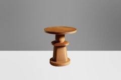 Side Table, Night Stand in Solid Wood, Auxiliary Table Socle 5 by Joel Escalona
