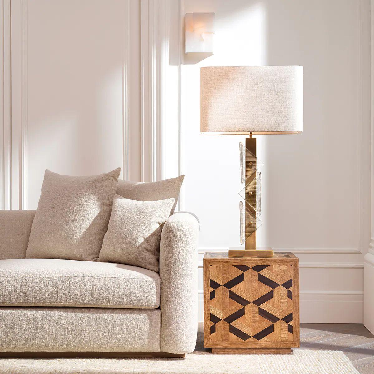 Modern Side Table – Oak Veneer For Sale