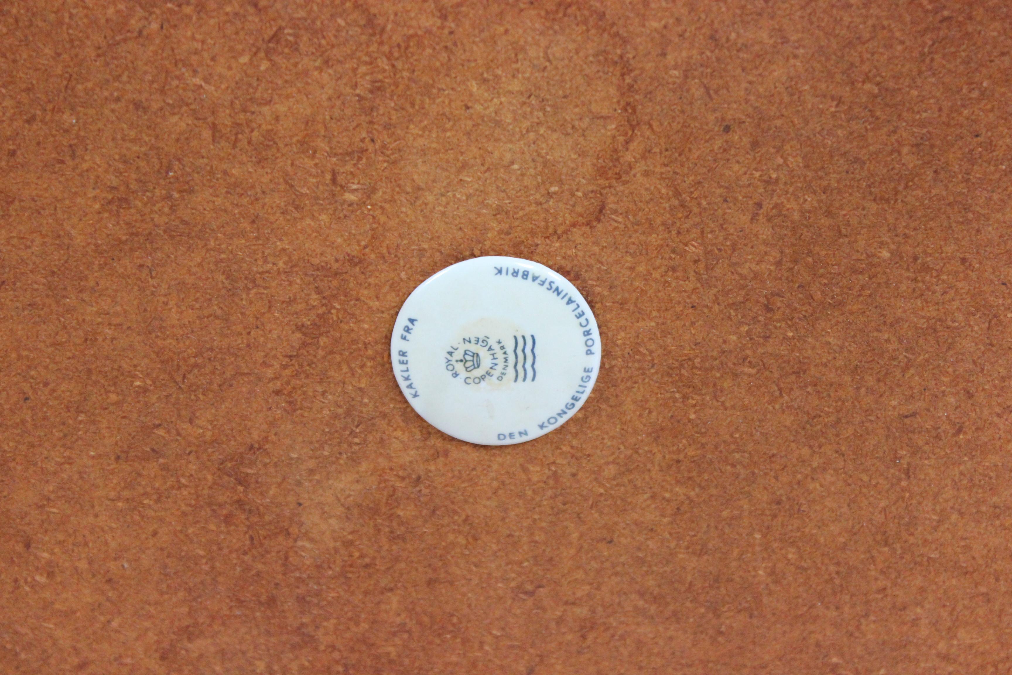 Side Table of Rosewood and Dark Blue Tiles, Severin Hansen for Haslev 3