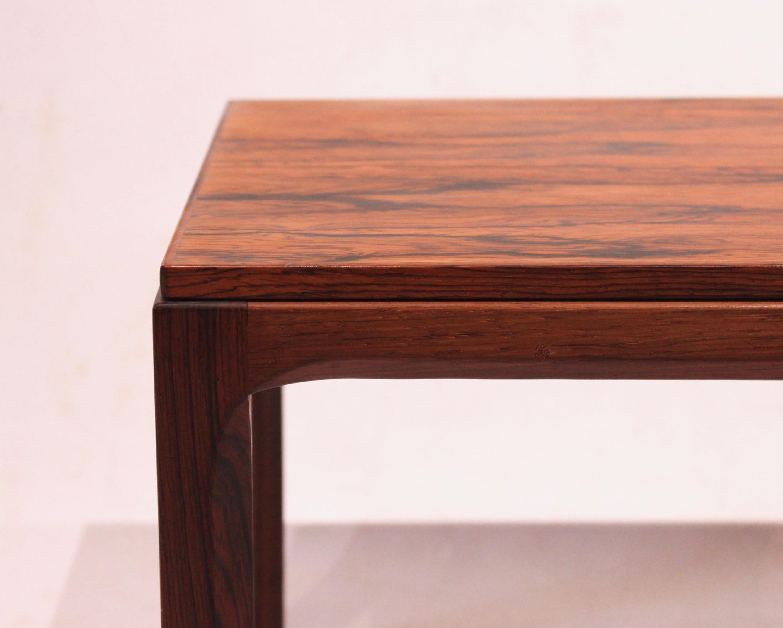 Mid-Century Modern Side Table Made In Rosewood By Aksel Kjersgaard Made By Odder From 1960s For Sale