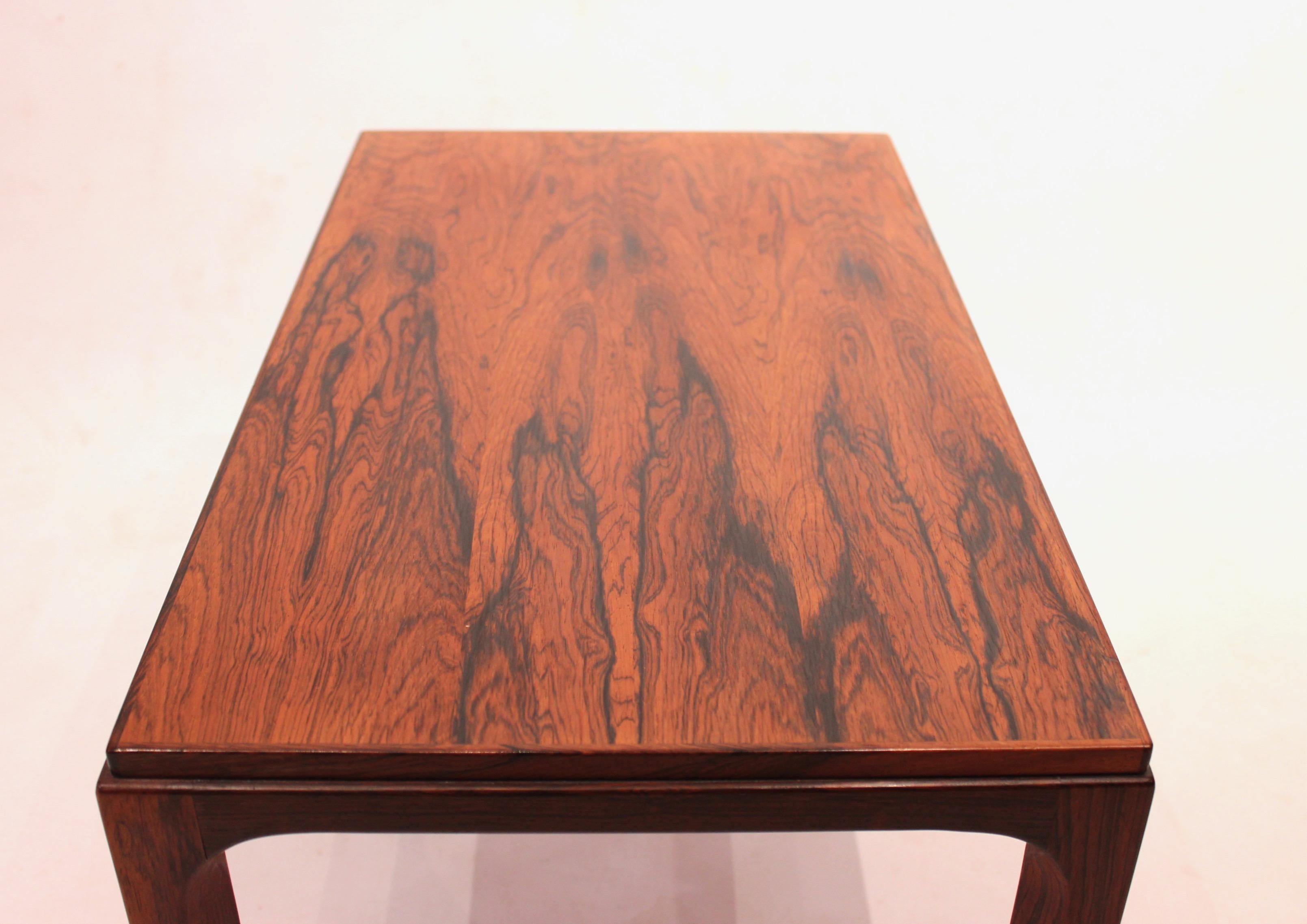 Mid-20th Century Side Table Made In Rosewood By Aksel Kjersgaard Made By Odder From 1960s For Sale