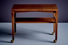 Mid-Century Modern Side Table by Wilhelm Renz, Walnut, Germany, 1960s