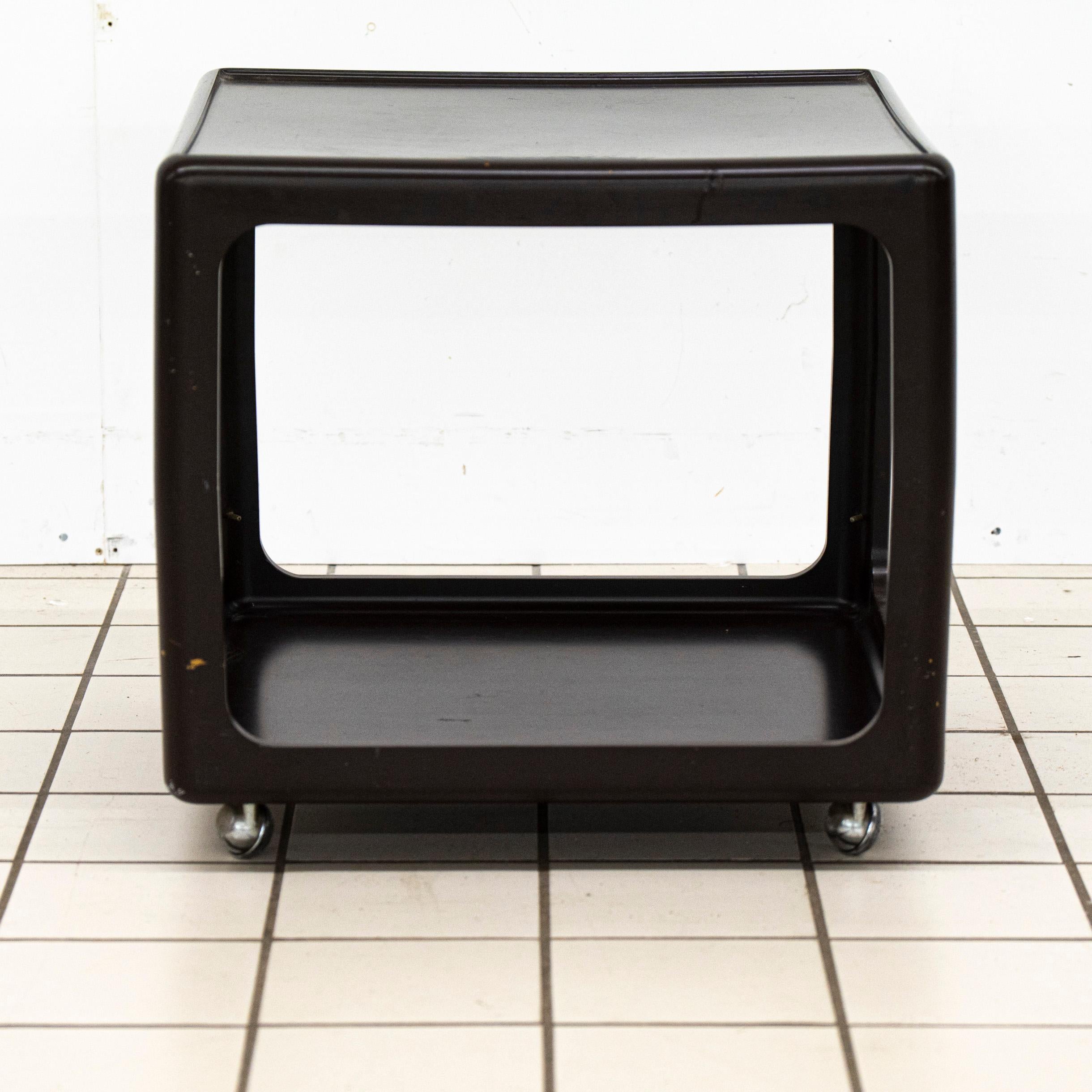 Space Age Side Table on Wheels by Peter Ghyczy for Horn Collection For Sale