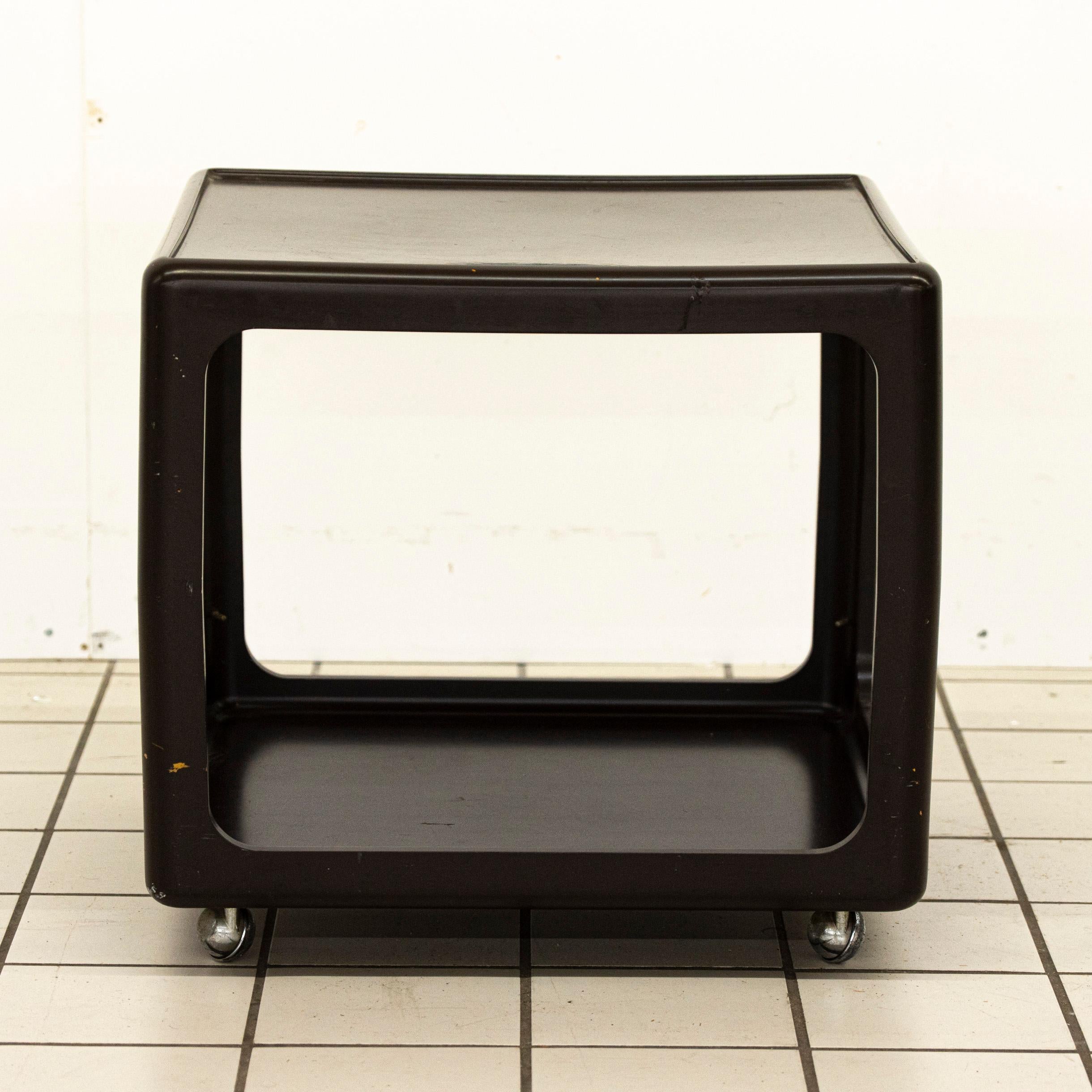 German Side Table on Wheels by Peter Ghyczy for Horn Collection For Sale