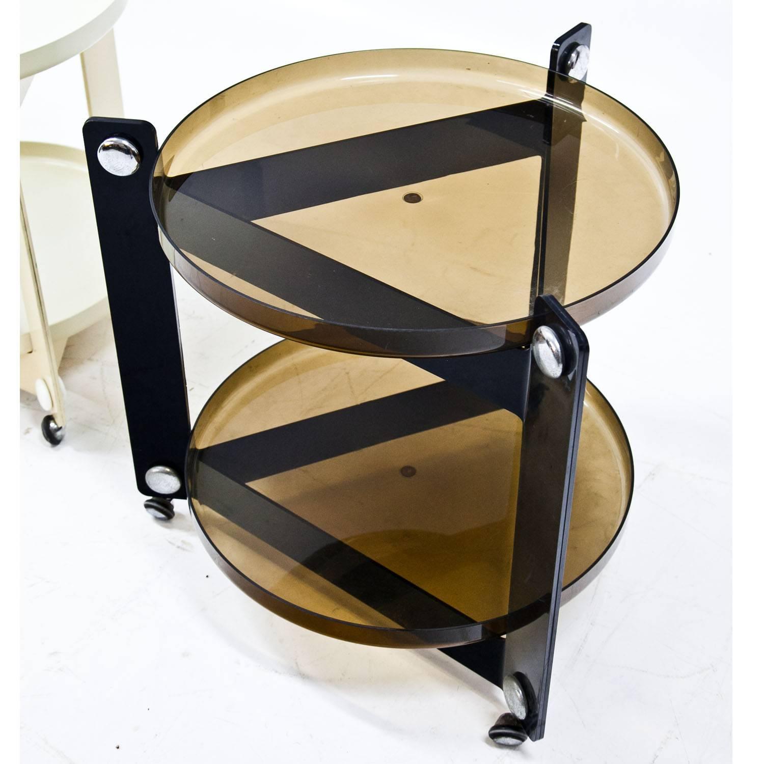 Mid-Century Modern Side Table or Carello by Luigi Massoni for Guzzini, Italy, 1960s