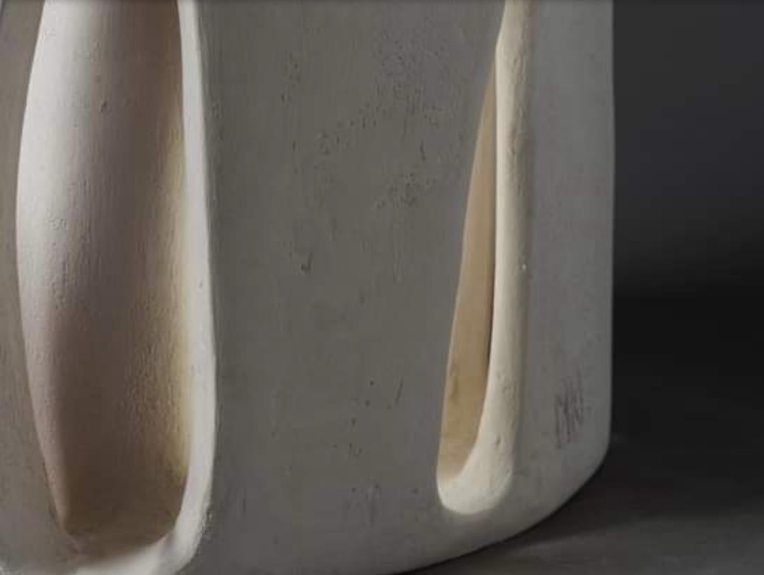 French Side table or illuminated seat in terracotta by Kseniya Kravtsova, 2024 For Sale