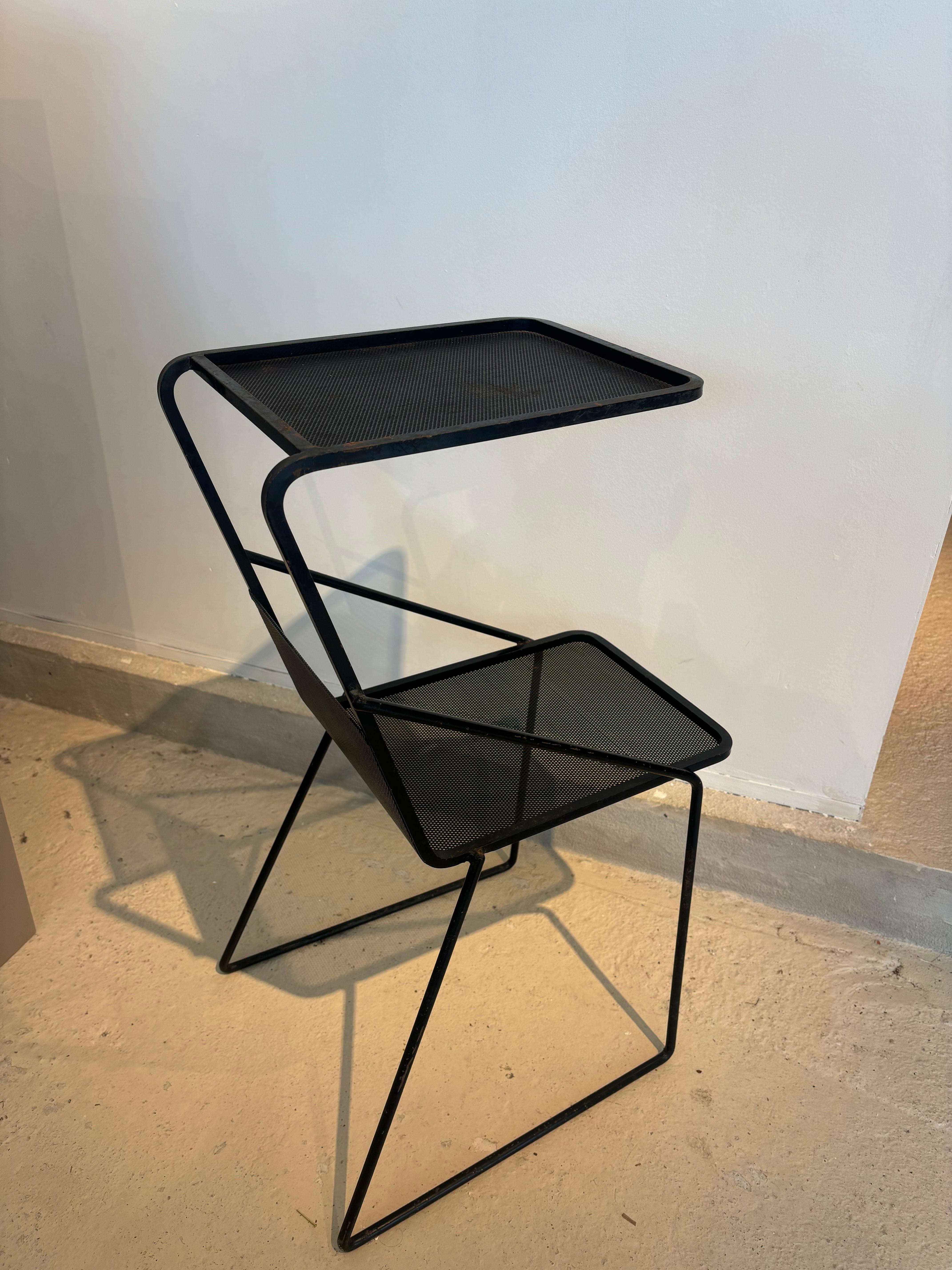 Mid-20th Century Side table or telephone table by Mathieu Matégot For Sale