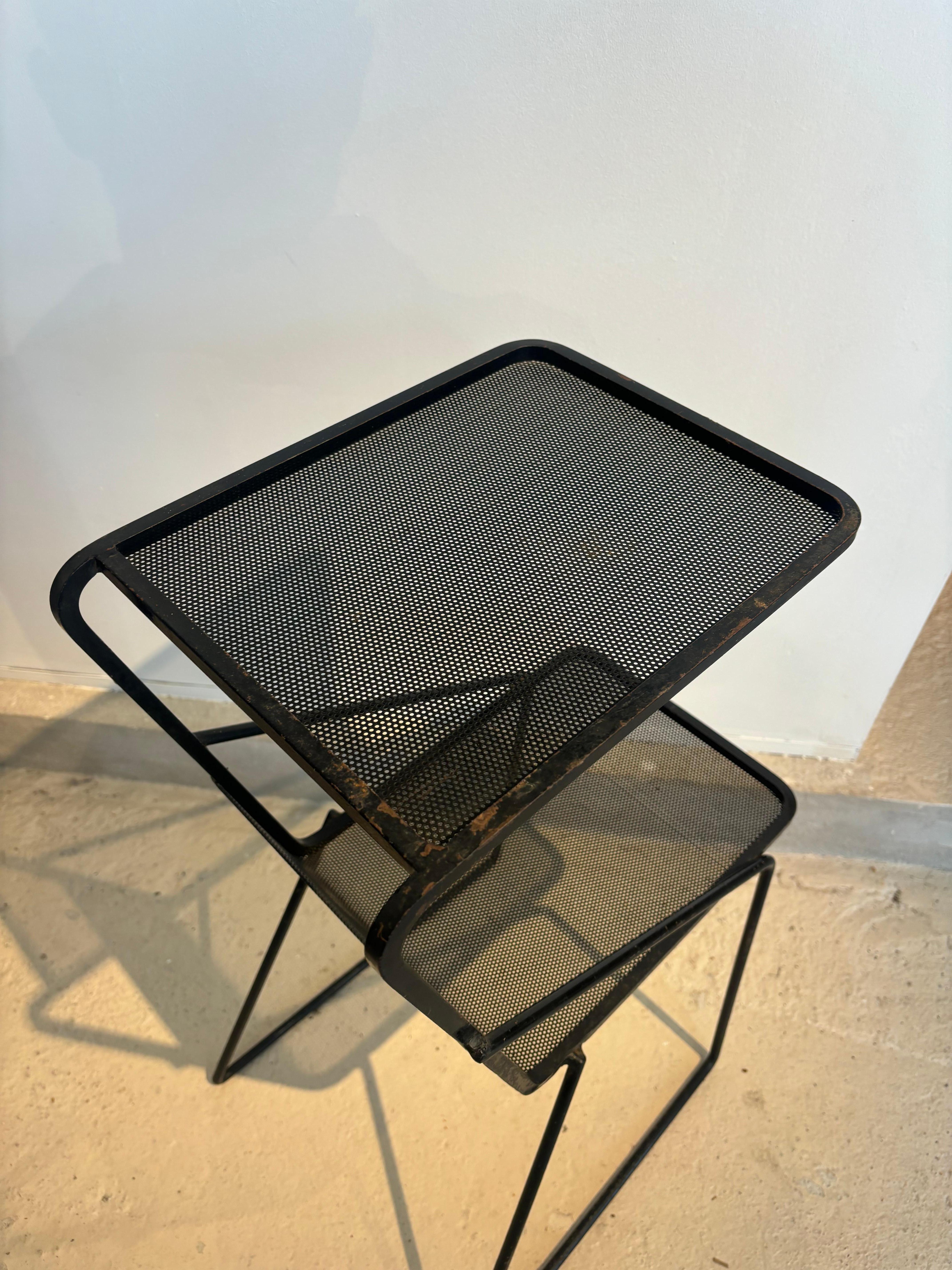 Side table or telephone table by Mathieu Matégot For Sale 1