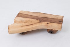 Side Table, Organic, Live-Edge, Walnut, Rustic, Minimalist Handmade By Logniture