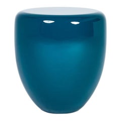 Side Table, Peacock Blue DOT S by Reda Amalou Design -Glossy or mate lacquer
