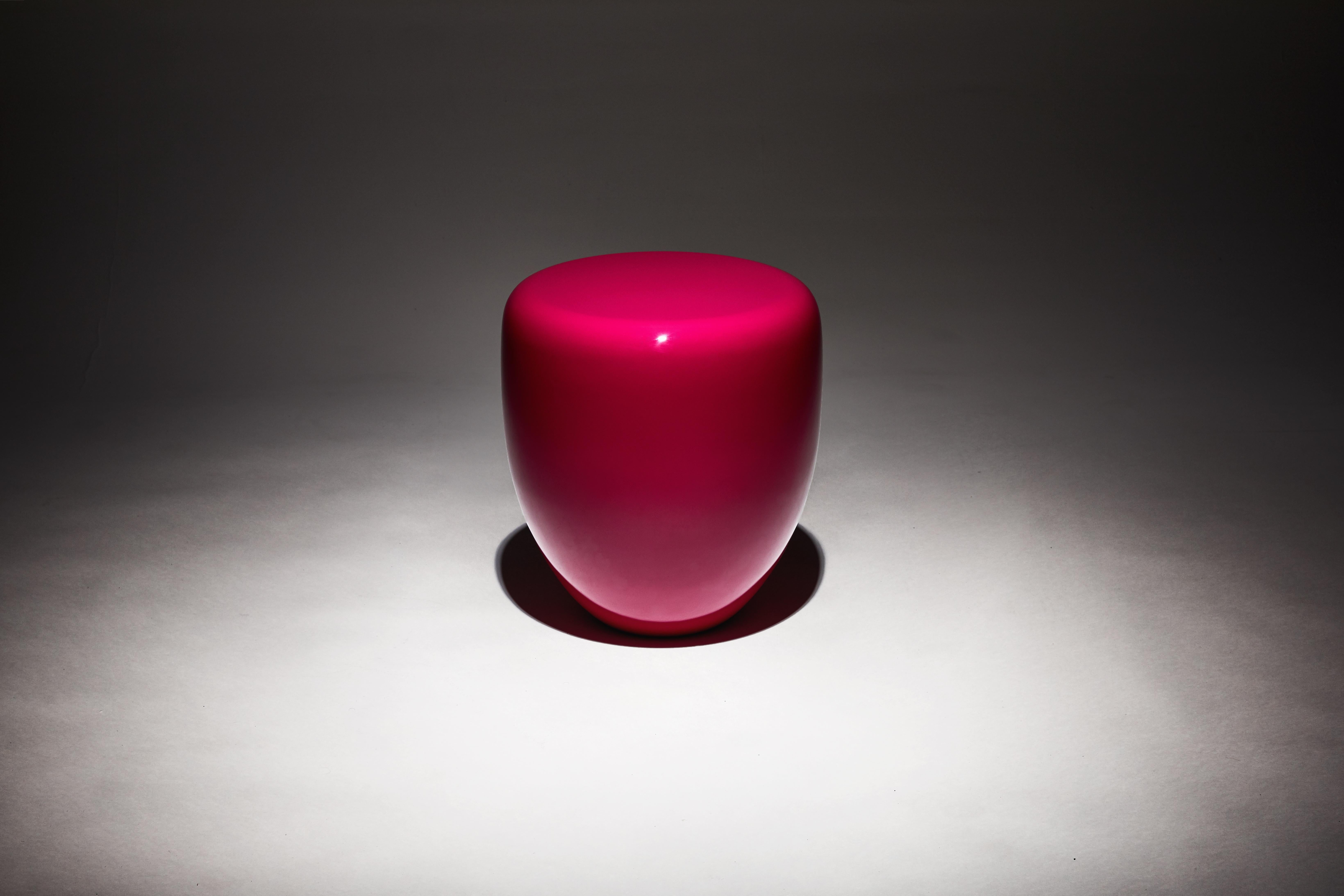 Vietnamese Side Table, Pinky DOT by Reda Amalou Design, 2017 - Glossy Lacquer For Sale