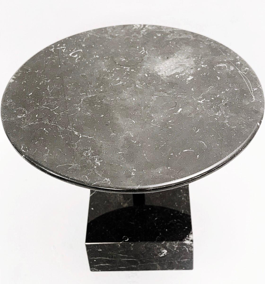 Black Marble Side Table 'Primavera' by Ettore Sottsass for Ultima Edizione In Good Condition For Sale In Brussels, BE