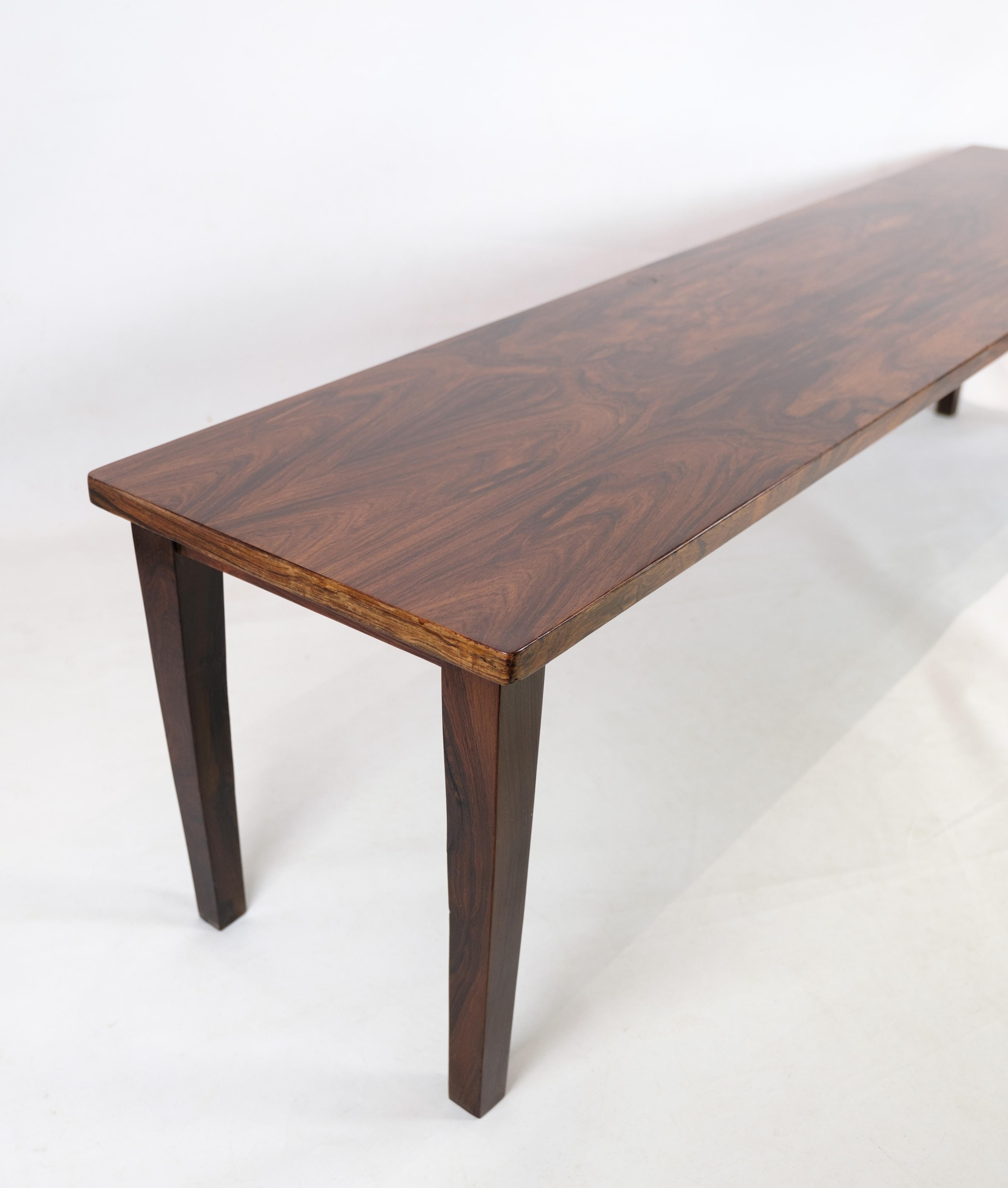 Side Table Made In Rosewood, Danish Design From 1960s For Sale 2