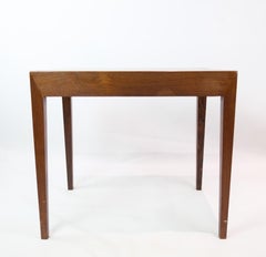 Side Table Made In Rosewood By Haslev Furniture Factory From 1960s