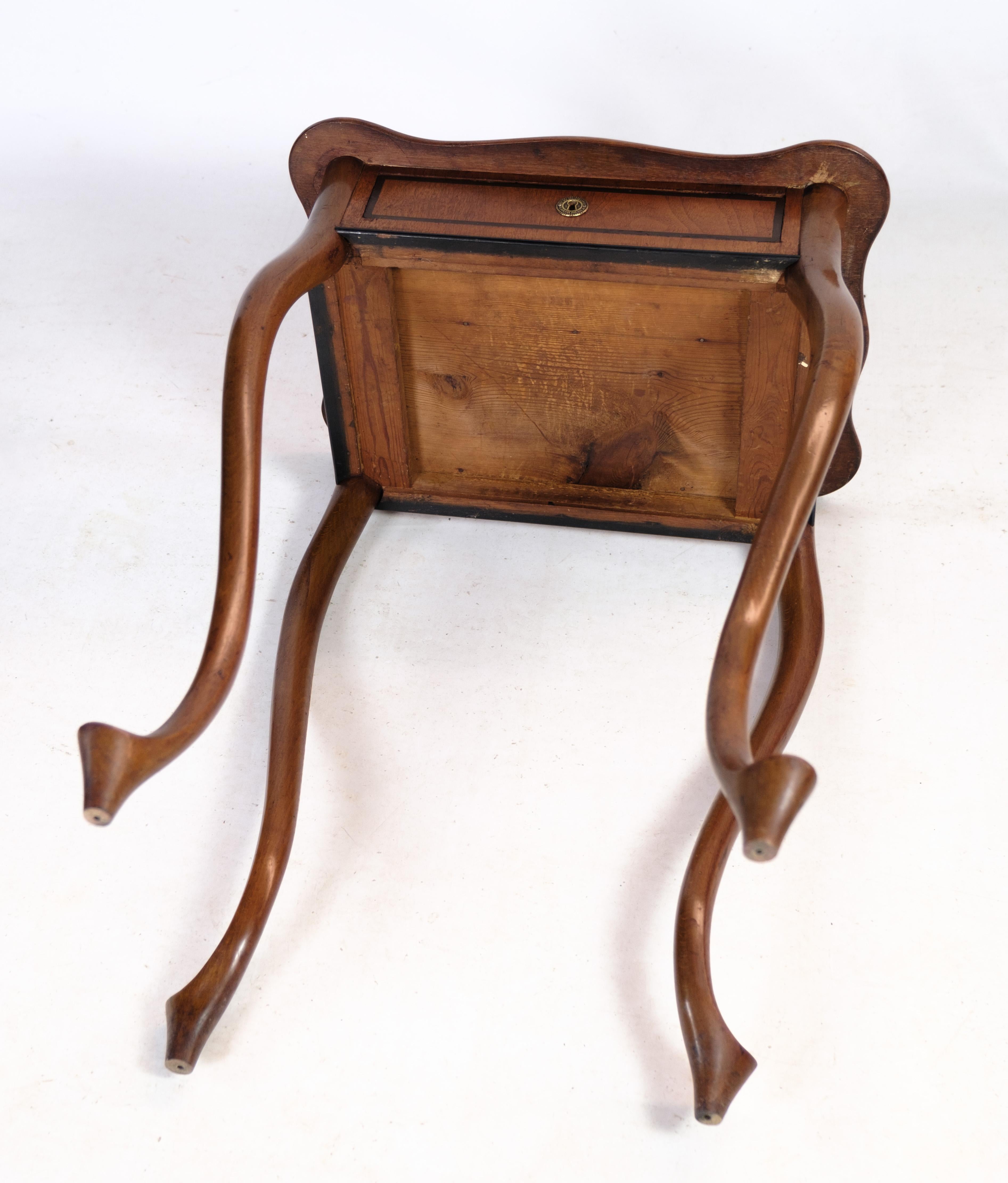 Side Table, Shelf, Mahogany, 1880 In Good Condition For Sale In Lejre, DK