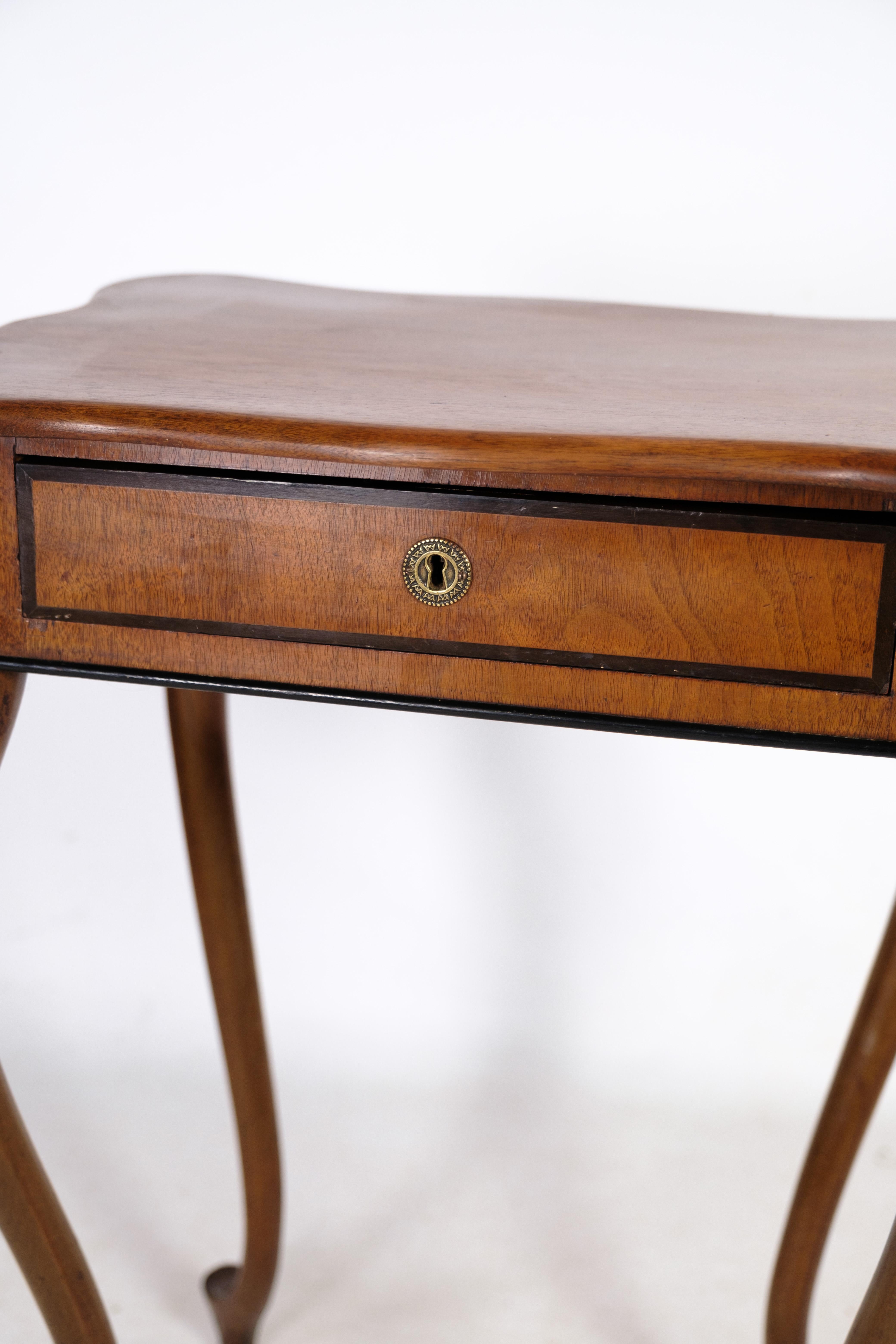 Side Table, Shelf, Mahogany, 1880 For Sale 4