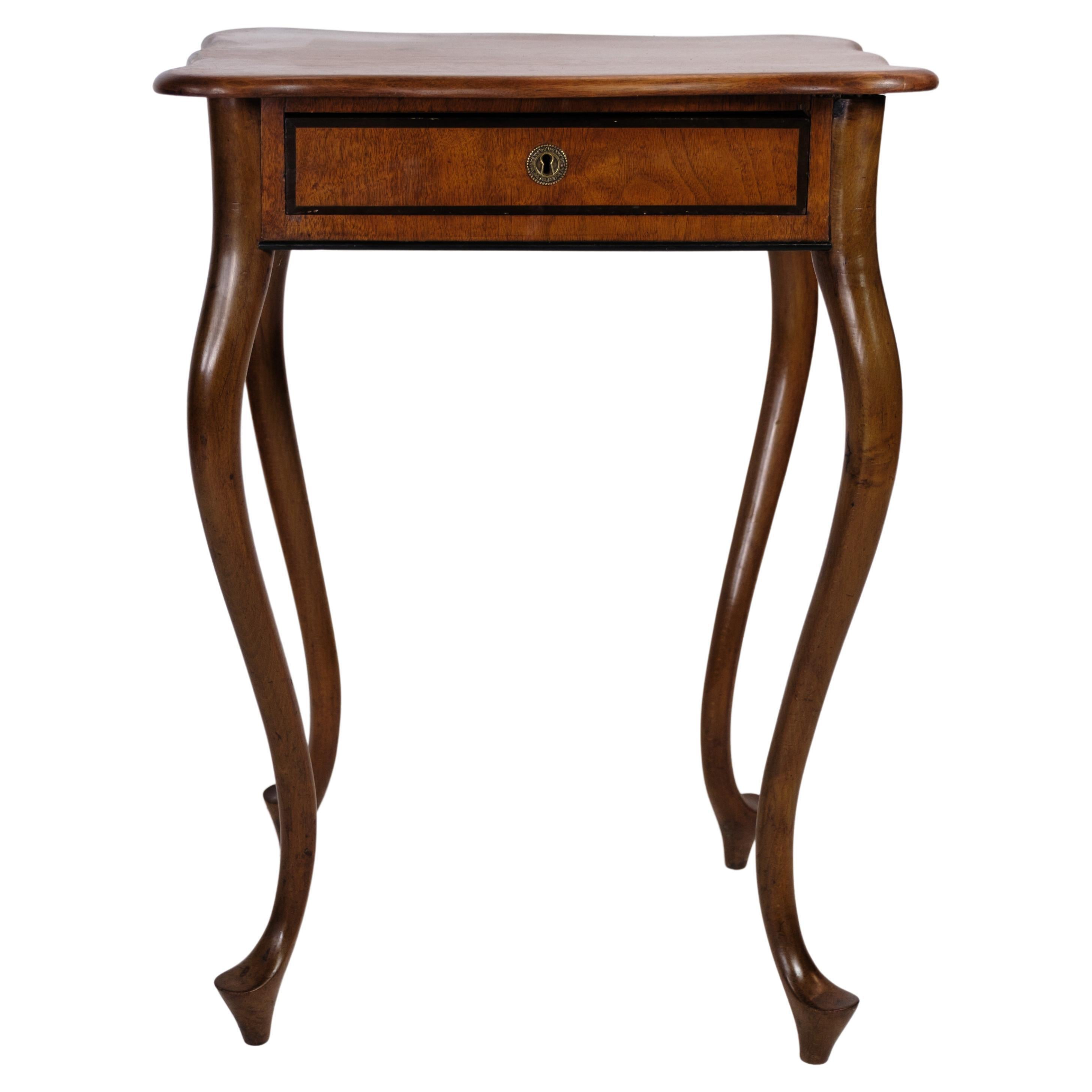 Side Table, Shelf, Mahogany, 1880 For Sale