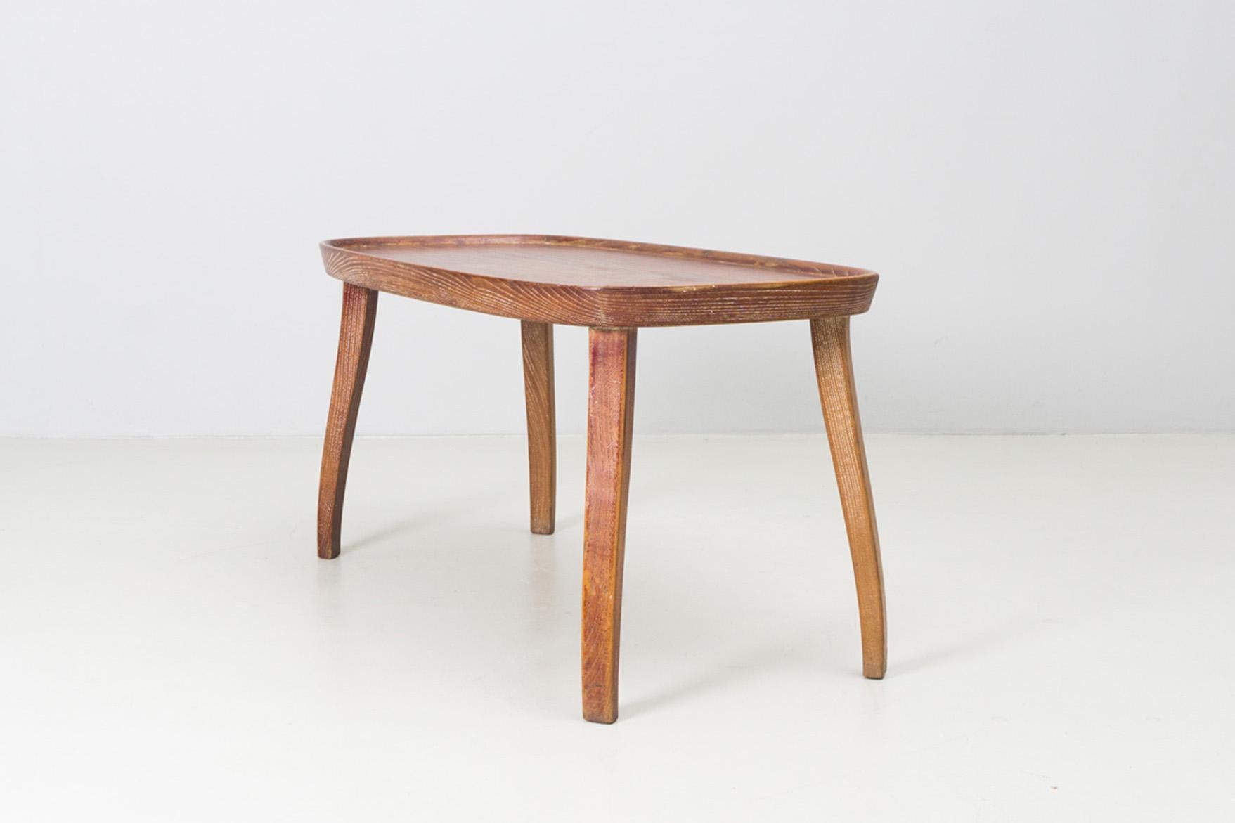 This beautiful rare and minimal side table is made of solid oak wood, that has been finished with a lime wash, bringing out the structure of the wood.

Maurizio Tempestini (Florence, 16 December 1908 – Florence, 29 June 1960) was an Italian