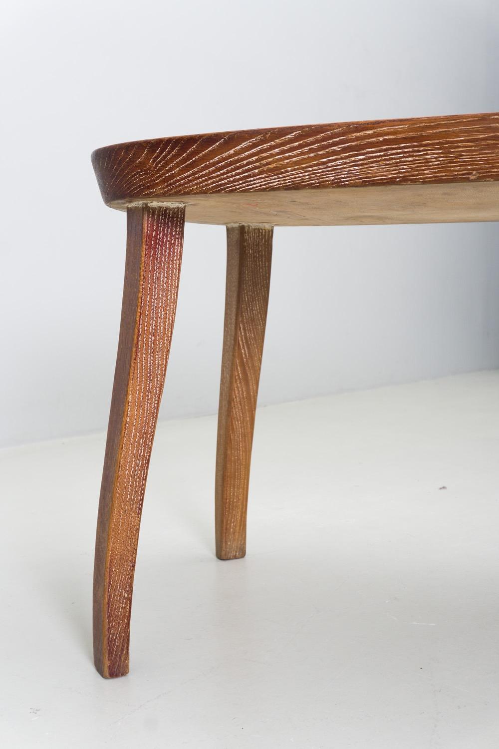 Side Table, Solid Oak, Maurizio Tempestini, 1938 / 1940 In Good Condition In Berlin, DE