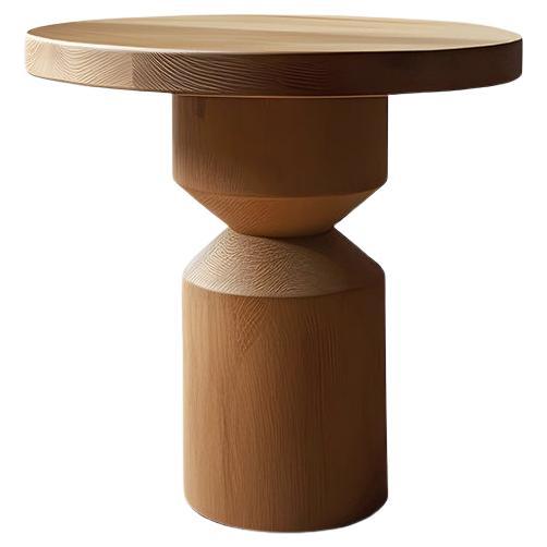 Side Table, Stool or Night Stand in Solid Wood Finish, Auxiliary Table Socle 28