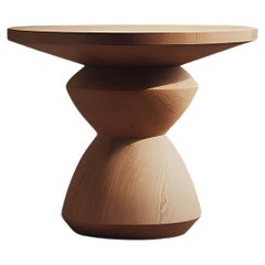 Table d'appoint, tabouret ou table de nuit en finition bois massif, auxiliaire table Socle 35