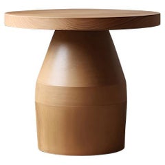 Beistelltisch, Hocker oder Nachttisch aus Massivholz in Massivholzoptik, Socle 41