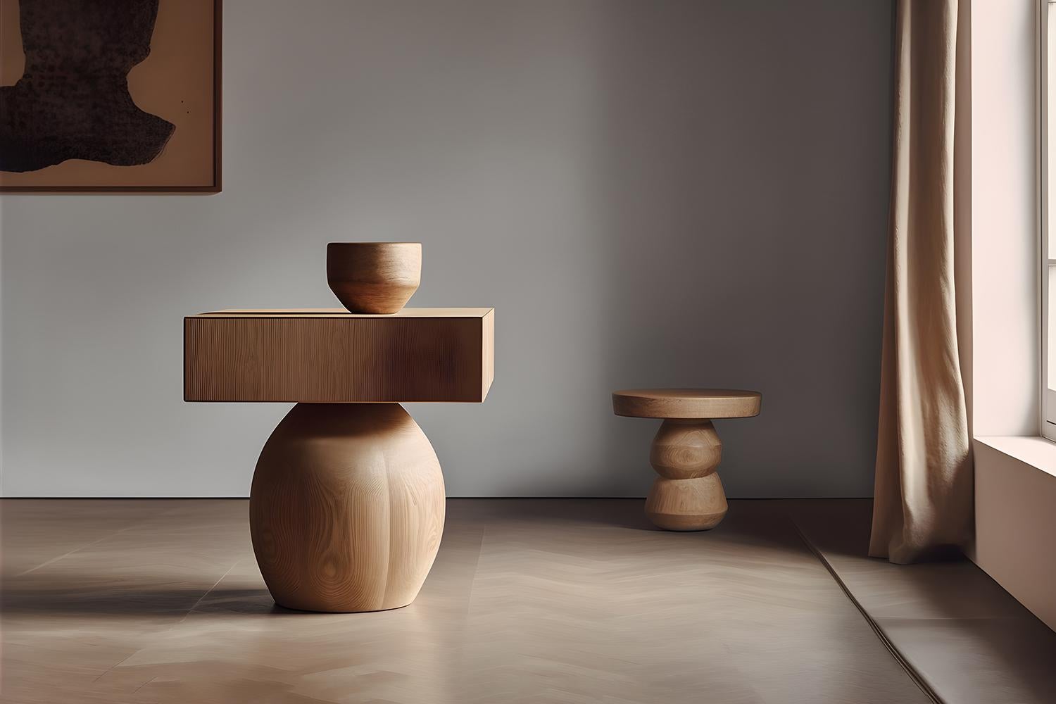 Socle side table, auxiliary table, night stand

Socle is a small solid wood table designed by the NONO design team. Made of solid wood, its elaborated construction serves as a support, much like a plinth for a statue or sculpture.

In the past,