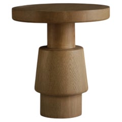 Side Table, Stool or Nightstand in Solid Wood Finish, Auxiliary Table Socle 29