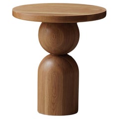 Side Table, Stool or Nightstand in Solid Wood Finish, Auxiliary Table Socle 36