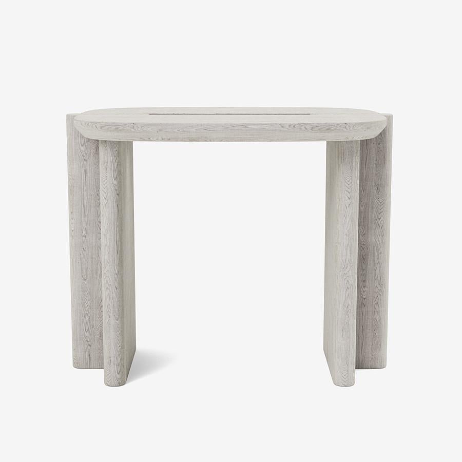 Side Table 'Surfside Drive' by Man of Parts, Small, Coffee Grind and Ivory Ash For Sale 9