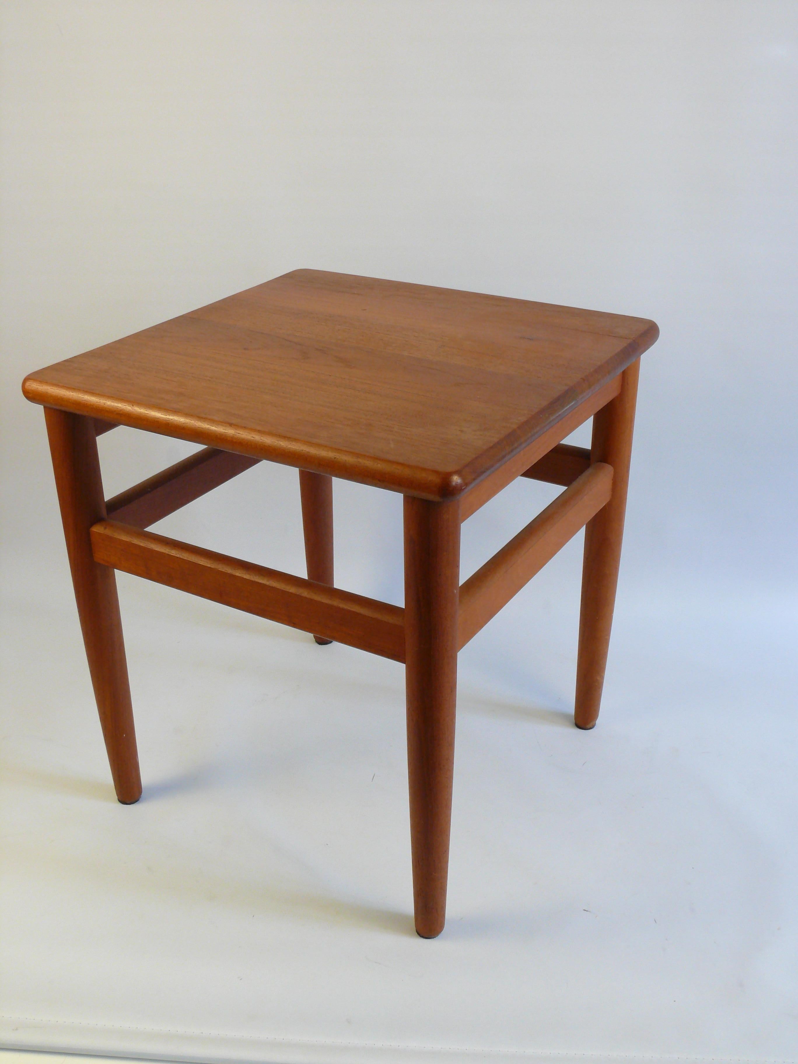 Scandinavian Modern Side Table/Tabouret, Danish Design, 1960s