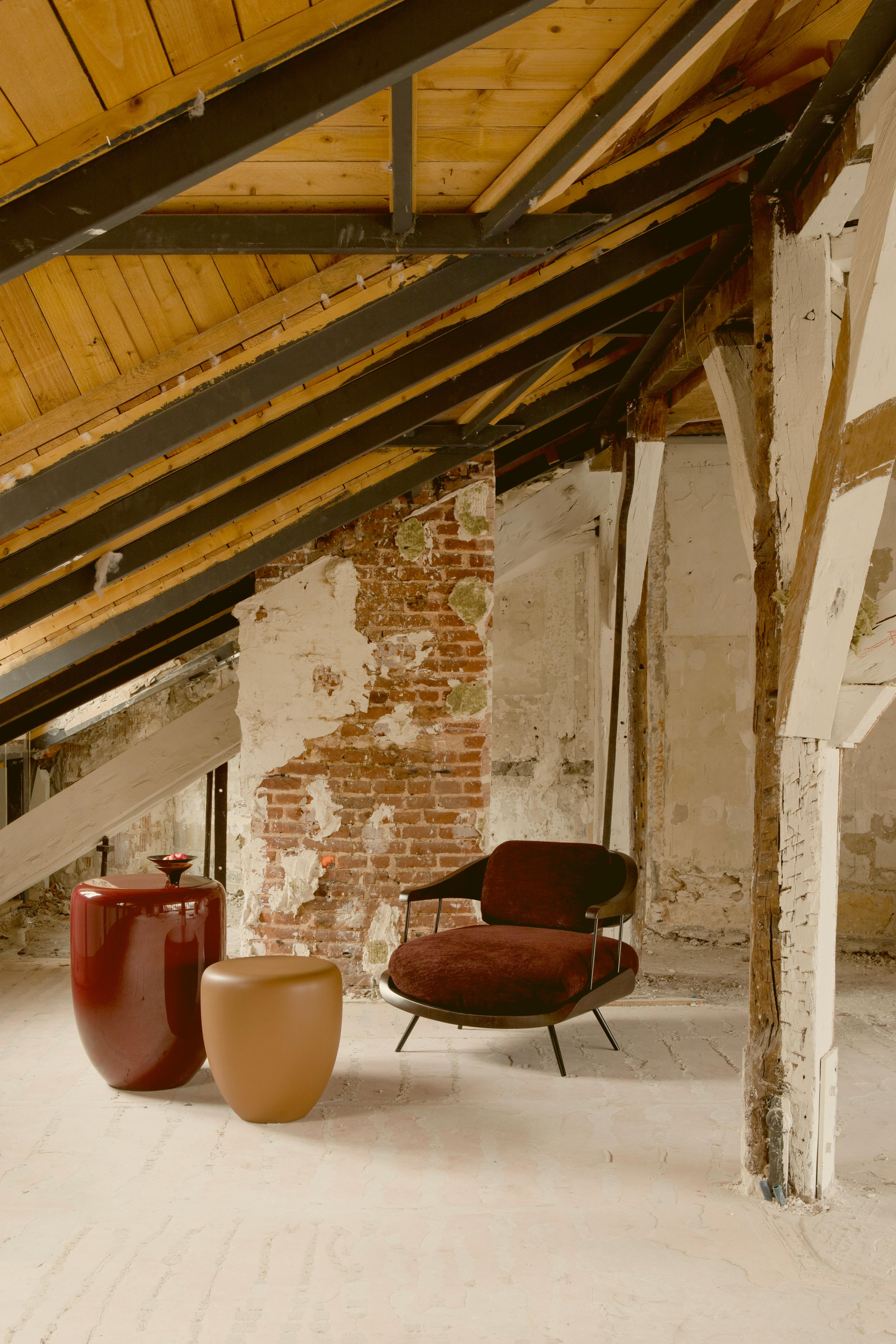 Vietnamien Table d'appoint Tawny DOT M de Reda Amalou Design - Laque brillante en vente