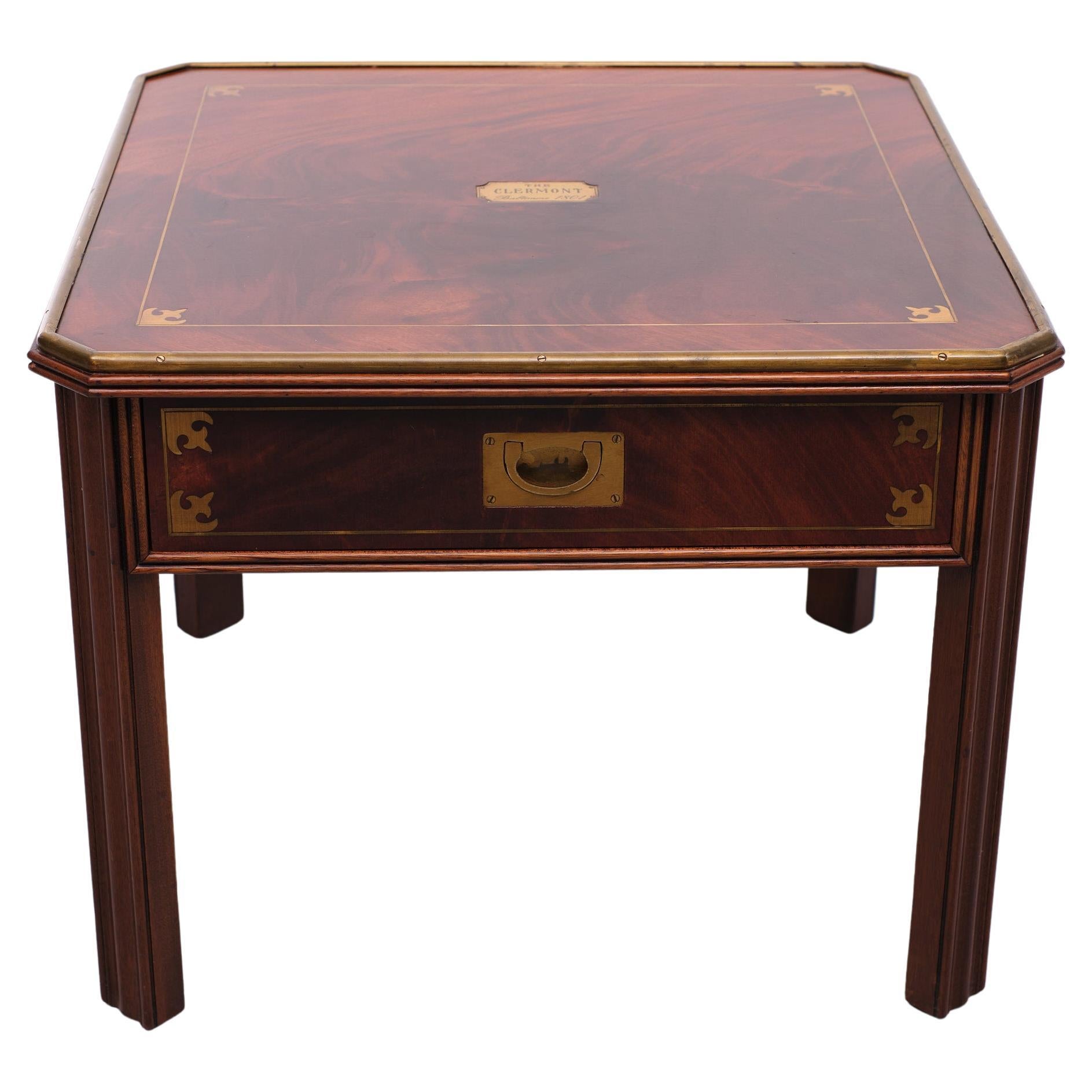 Side Table "the Clermont Baltimore 1801" Champain Style For Sale