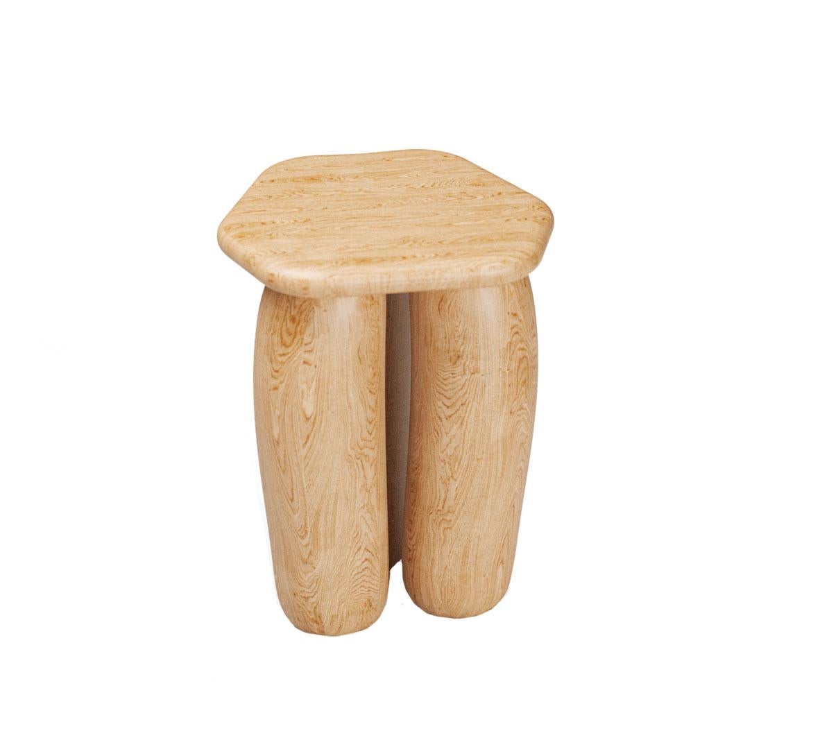 Portugais Table d'appoint Trio Light Oak par Alter Ego Studio en vente