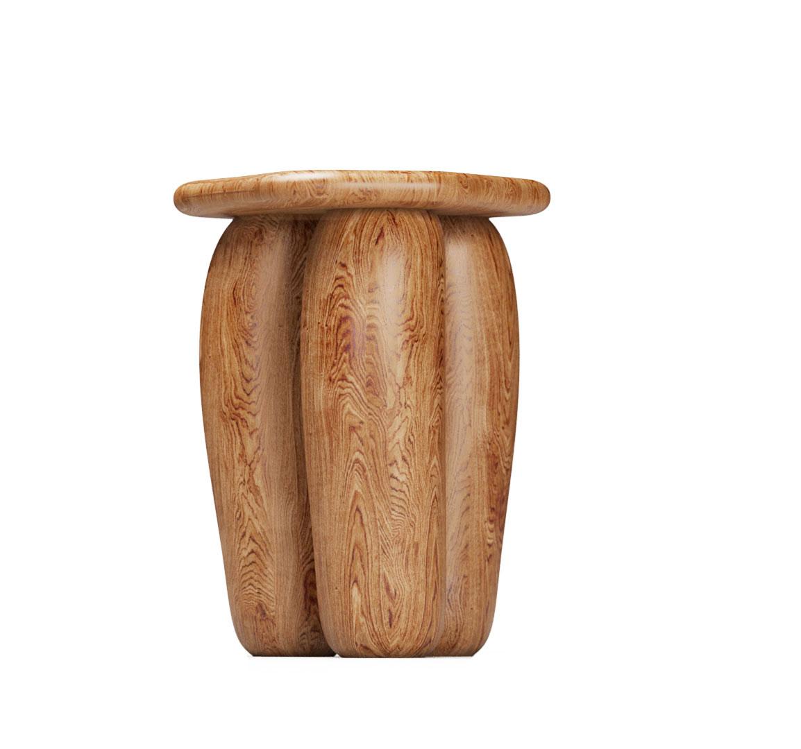 A small side table with an asymmetrical shape of the tabletop and legs in an ethnic style. Made from solid wood in Portugal.
Product is delivered worldwide;
Handmade product;
Different options of wood and enamel;
Unique design from an award-winning