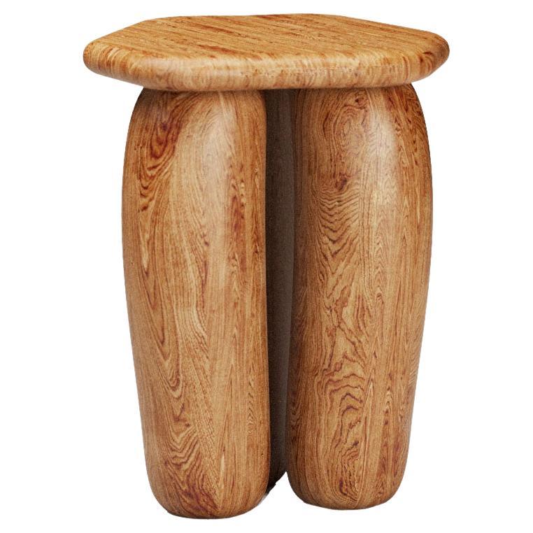 Table d'appoint Trio en bois de chêne par Alter Ego Studio