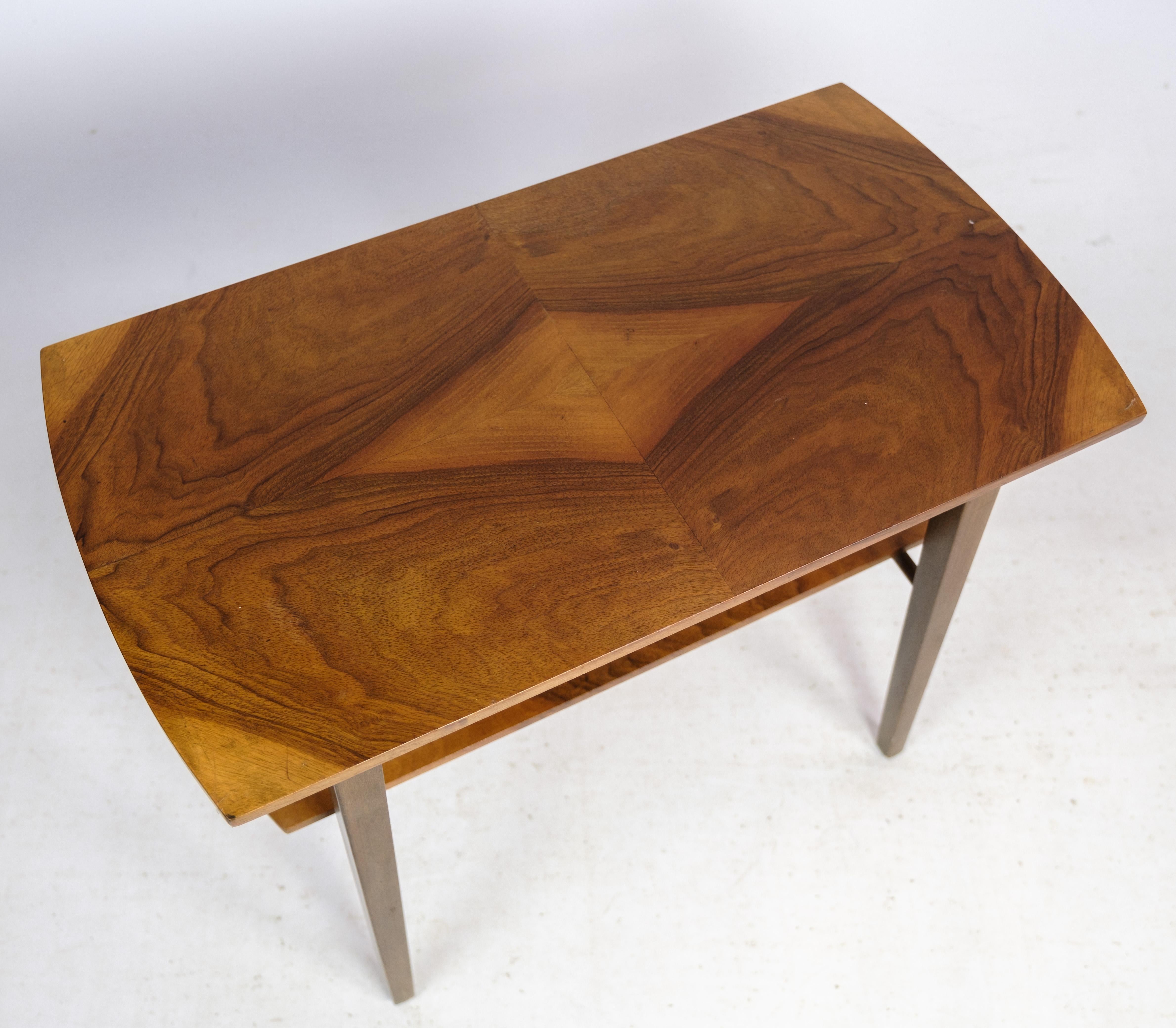 Mid-Century Modern Side Table, Walnut, 1960