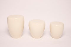 Tavolino, White Sand DOT Dot M di Reda Amalou Design - Laccato lucido