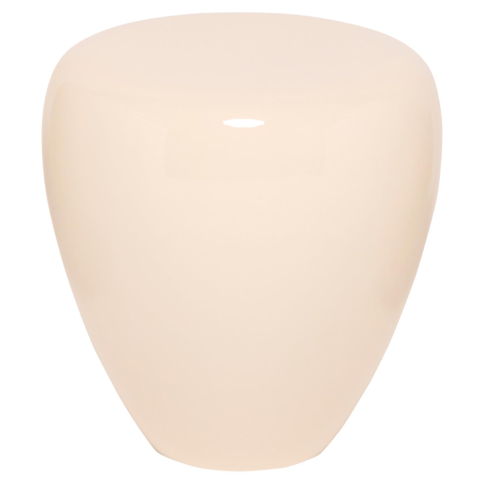 Mesa Auxiliar, Arena Blanca DOT M de Reda Amalou Design - Laca Brillante