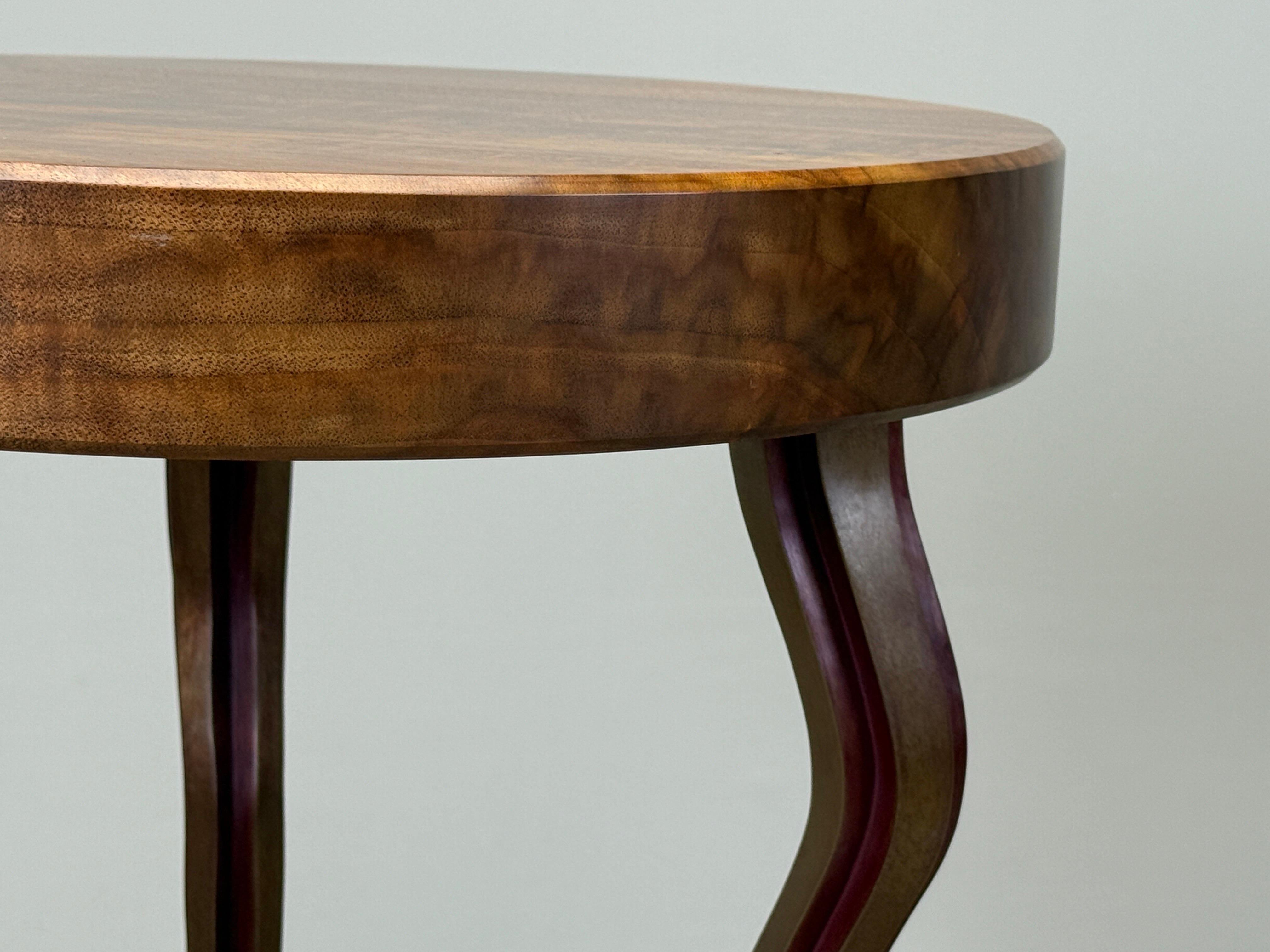 Table d'appoint avec pieds en bronze de Garry Knox Bennett en vente 6
