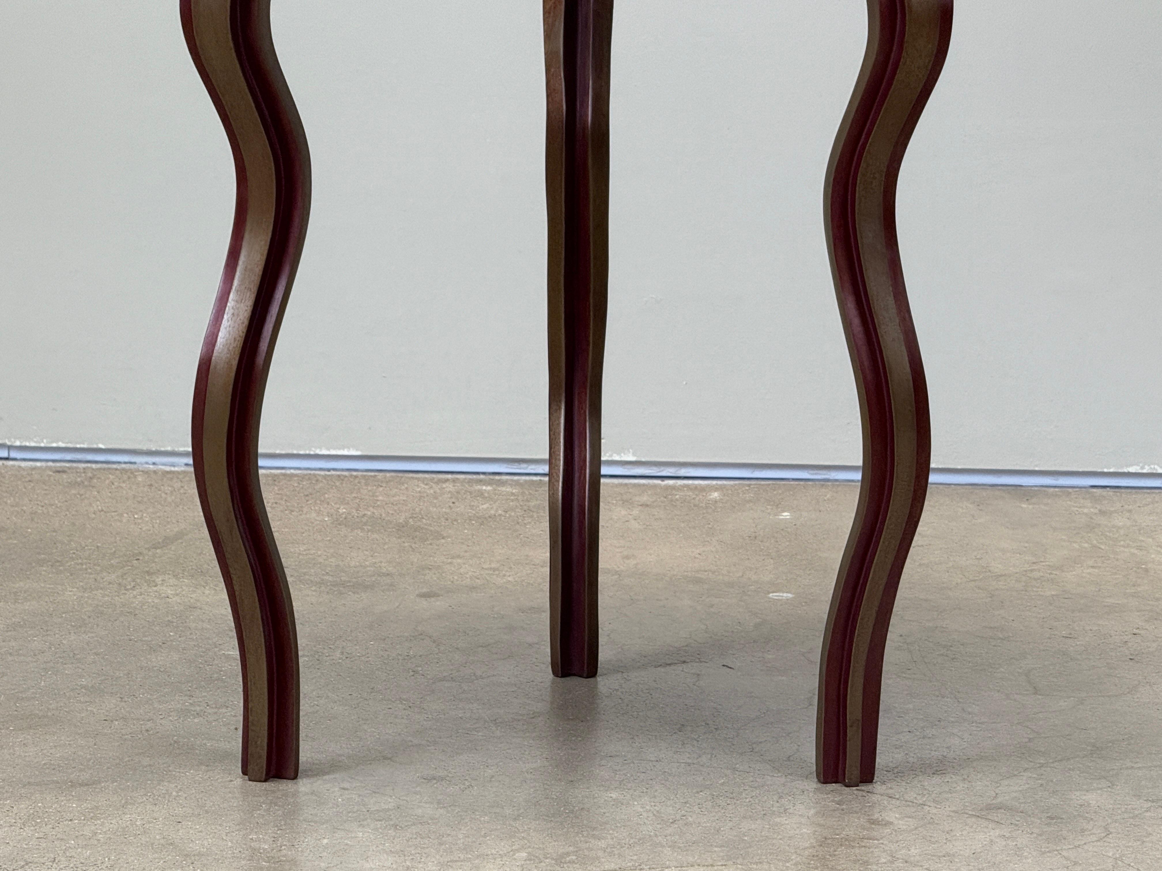 XXIe siècle et contemporain Table d'appoint avec pieds en bronze de Garry Knox Bennett en vente
