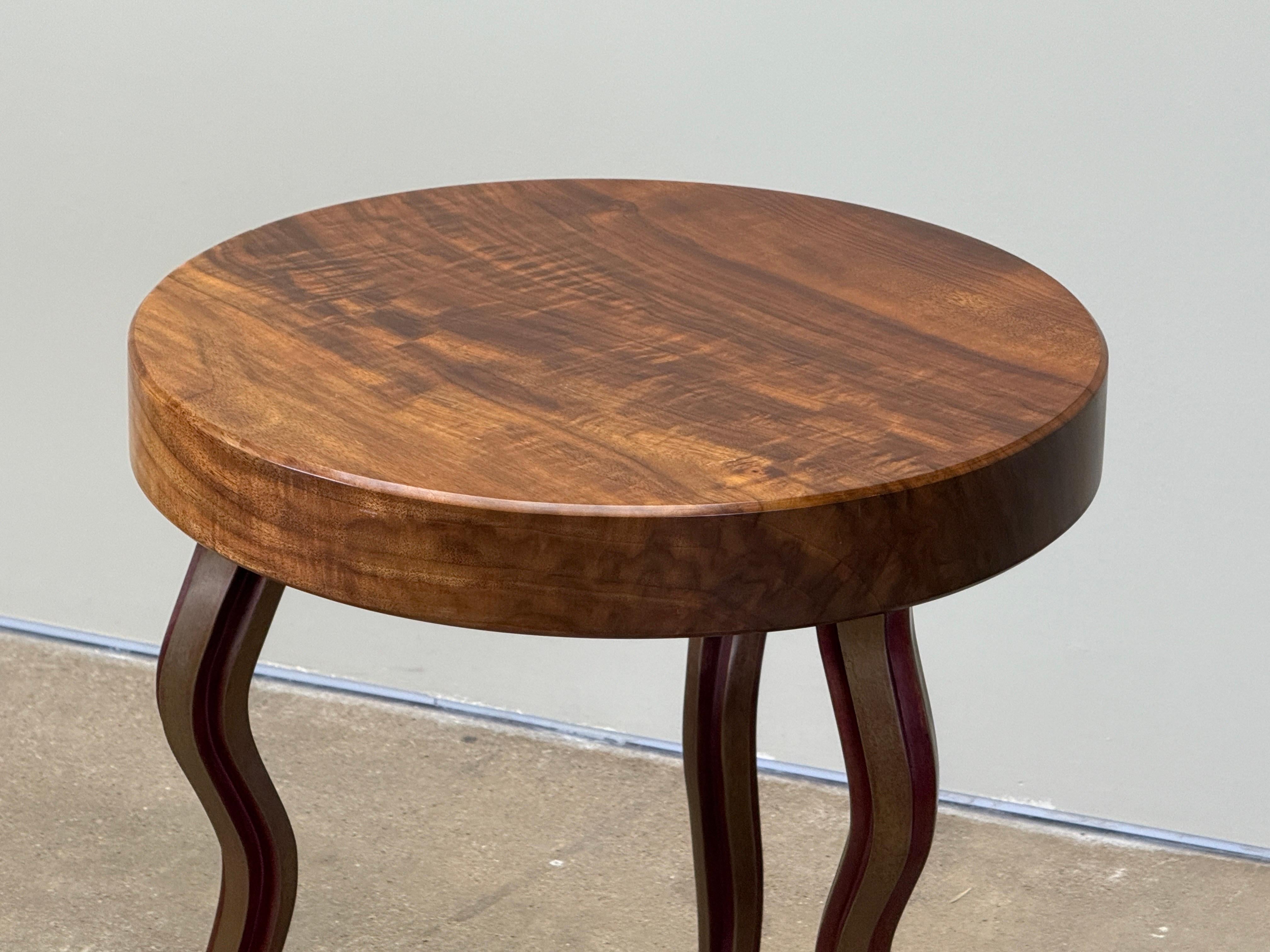 Bronze Table d'appoint avec pieds en bronze de Garry Knox Bennett en vente