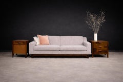 Side Table with Drawers & Wheels in Hardwood, Jorge Zalszupin, 1960s