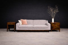 Side Table with Drawers & Wheels in Hardwood, Jorge Zalszupin, 1960s