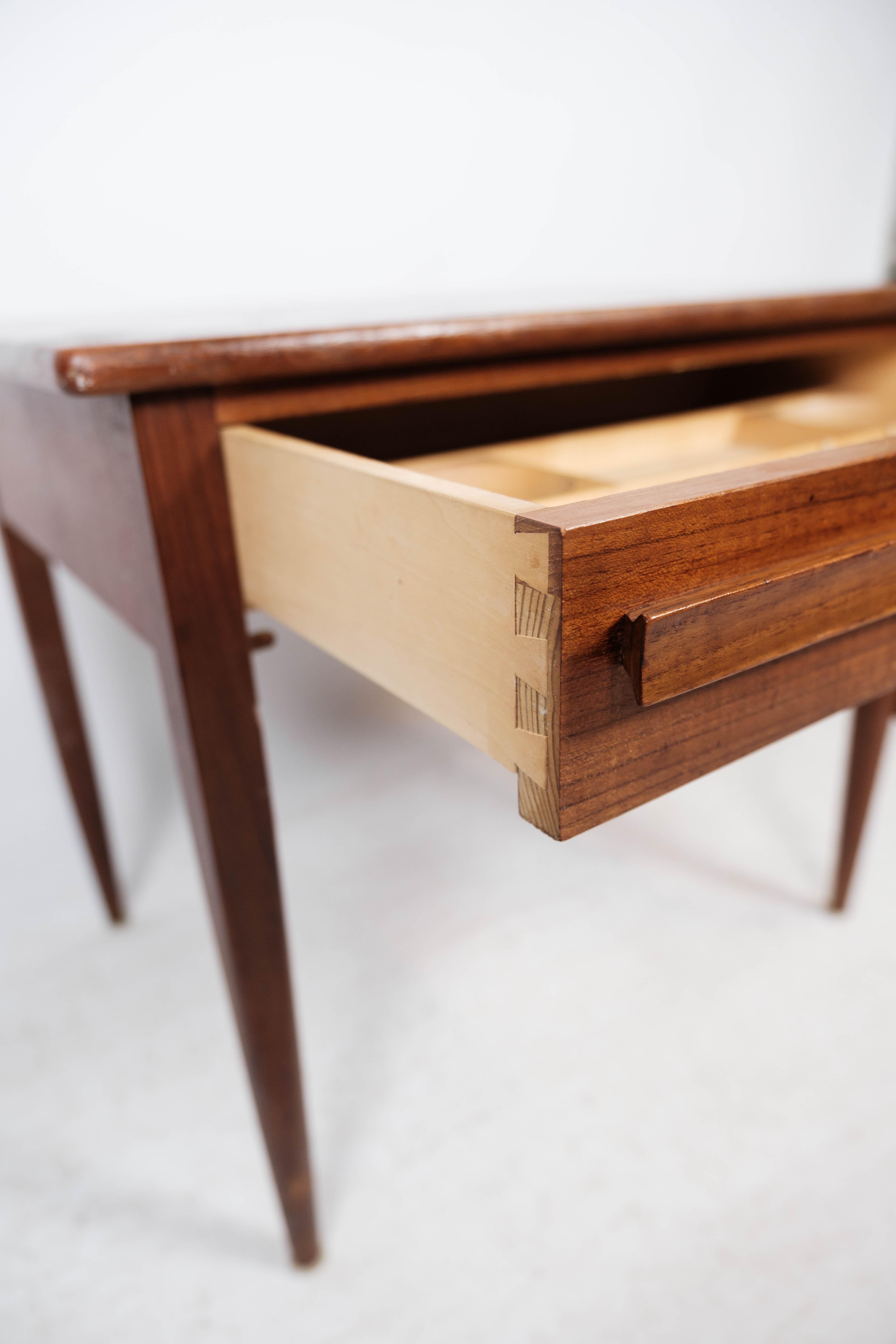 Side Table Made In Teak, Danish Design Made By Silkeborg Furniture From 1960s For Sale 3