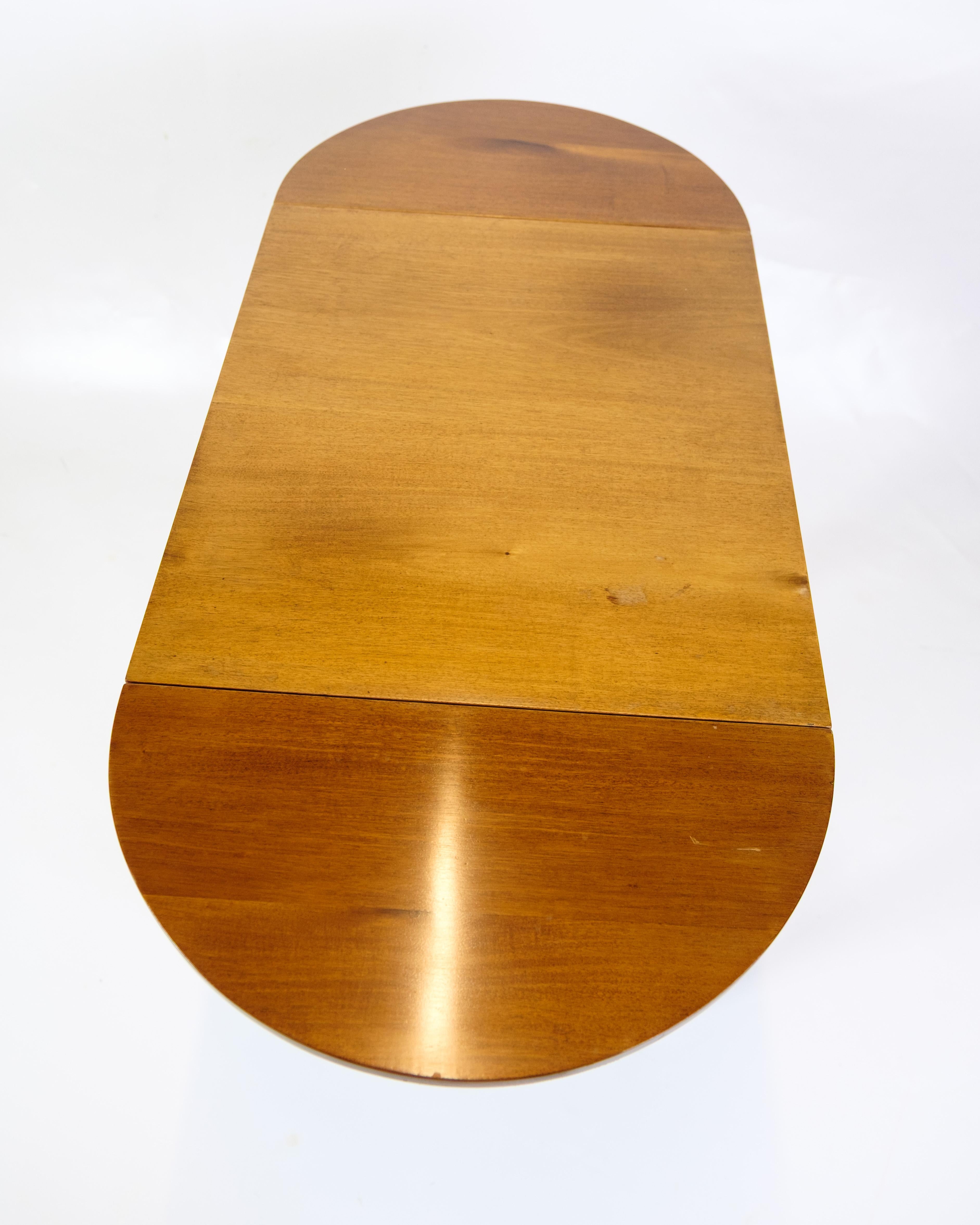 Side Table With Flaps Made In Mahogany, Danish Design From 1960s For Sale 1