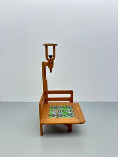 Beistelltisch mit stehlampe by Guillerme et  Chambron