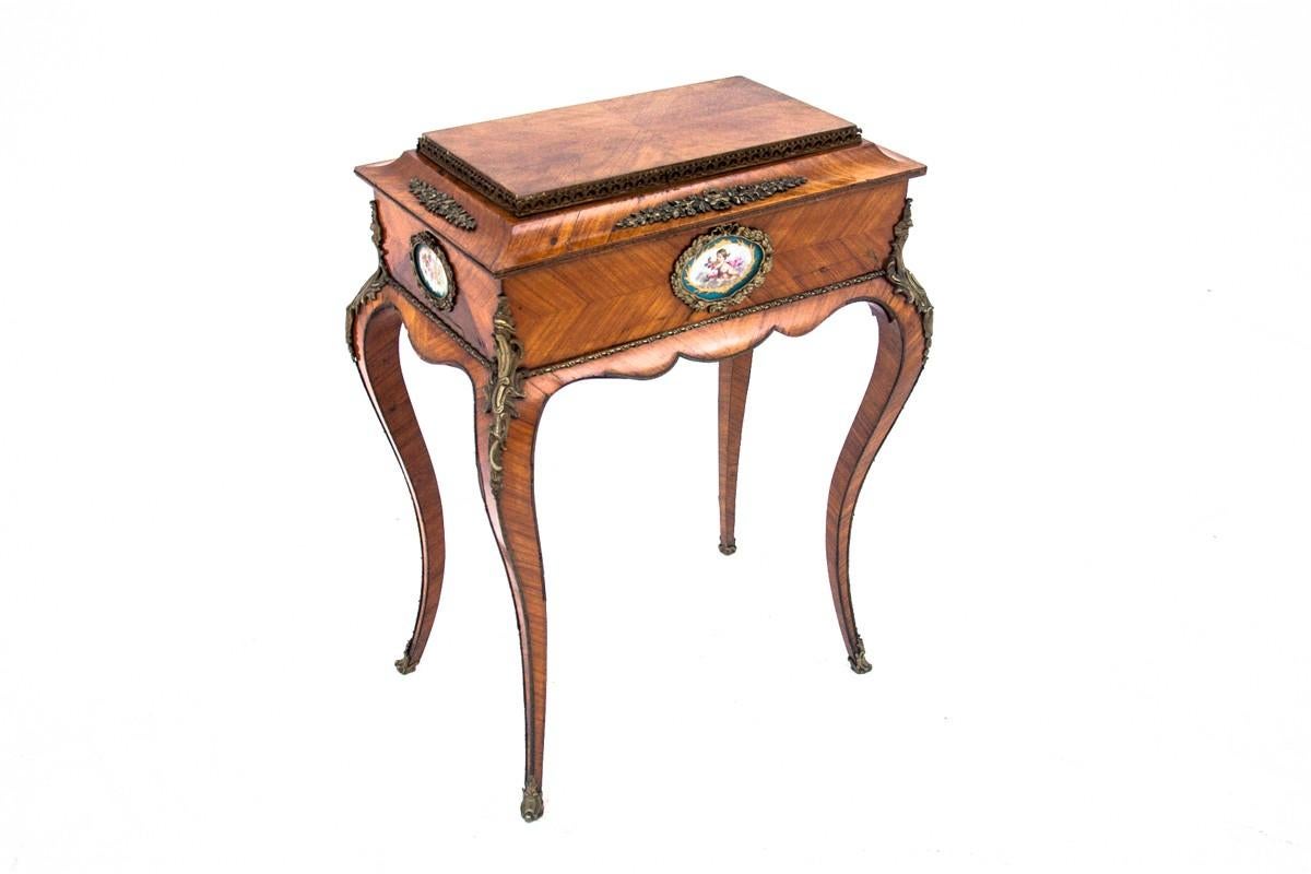 Side Table with Hidden Storage, France, circa 1880 1