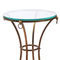 Side Table with Lion Head and Paw Detail